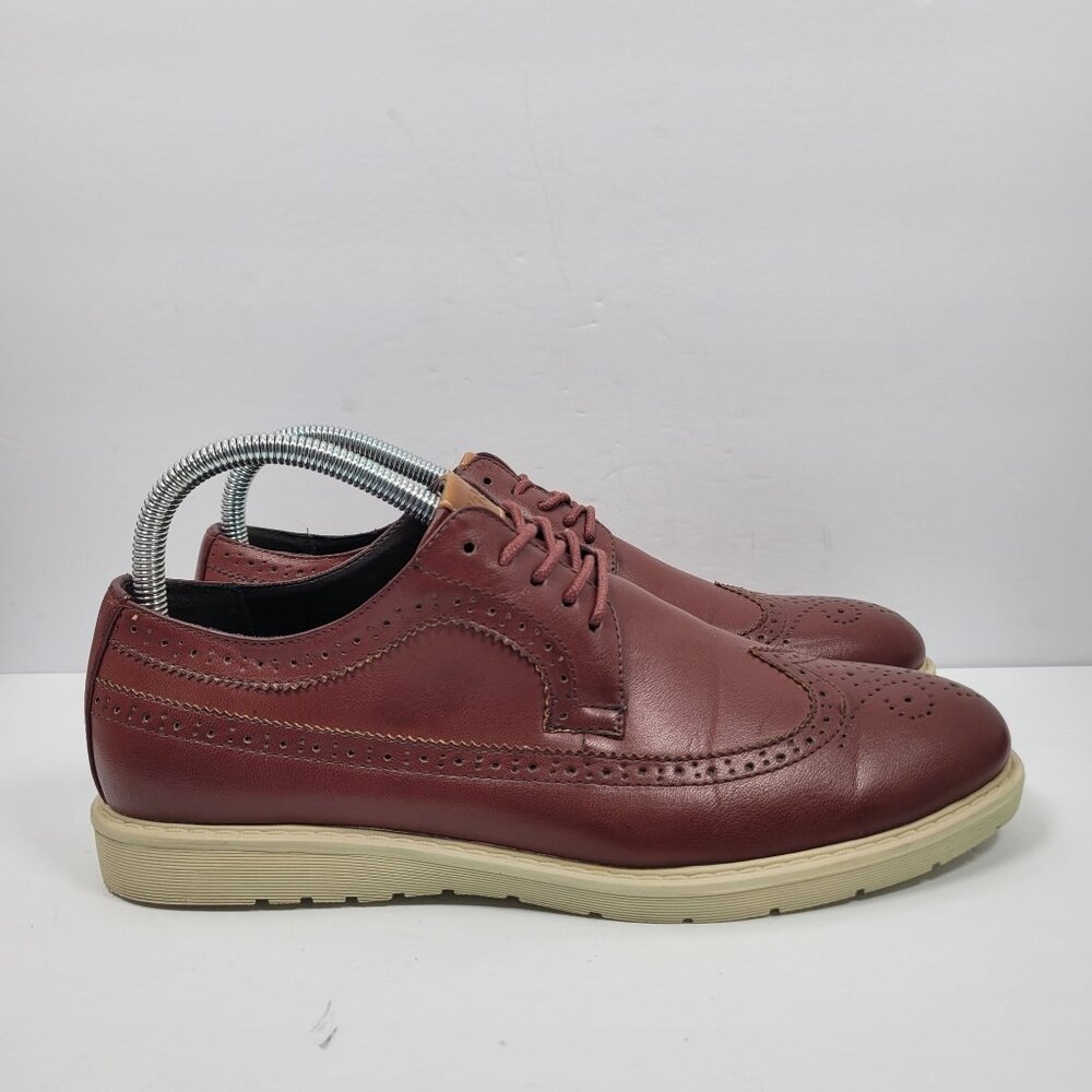 XRay Men's Burgundy Brogue Design Oxfords Shoes XRW642 US Size 10
